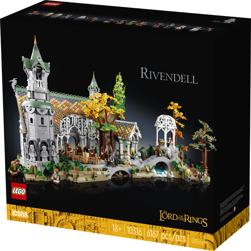 LEGO Herr der Ringe Bruchtal 10316 Box Vorderseite