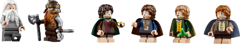 LEGO Herr der Ringe Bruchtal 10316 Minifiguren