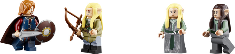LEGO Herr der Ringe Bruchtal 10316 Minifiguren