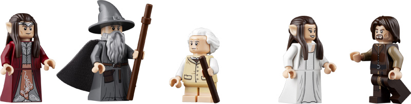 LEGO Herr der Ringe Bruchtal 10316 Minifiguren
