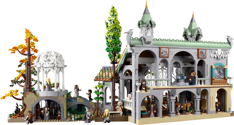 LEGO Herr der Ringe Bruchtal 10316 Set komplett Rückseite