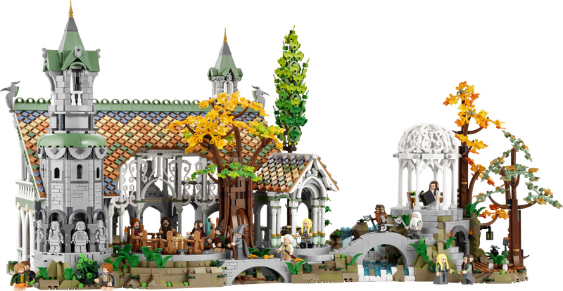 LEGO Herr der Ringe Bruchtal 10316 Set komplett