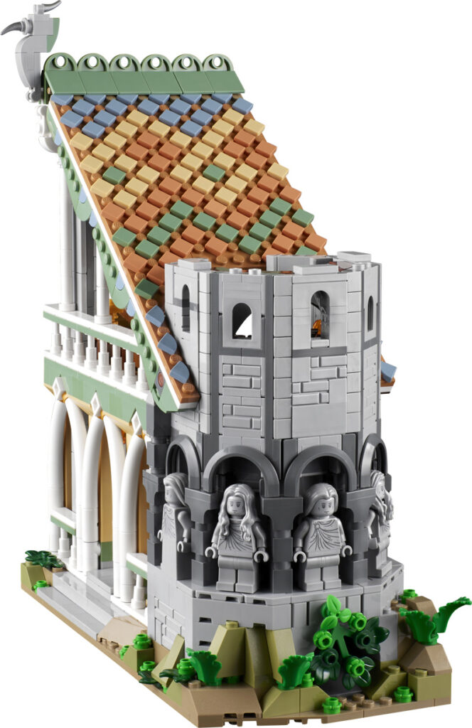 LEGO Herr der Ringe Bruchtal 10316 Mauerdetail mit Statuen