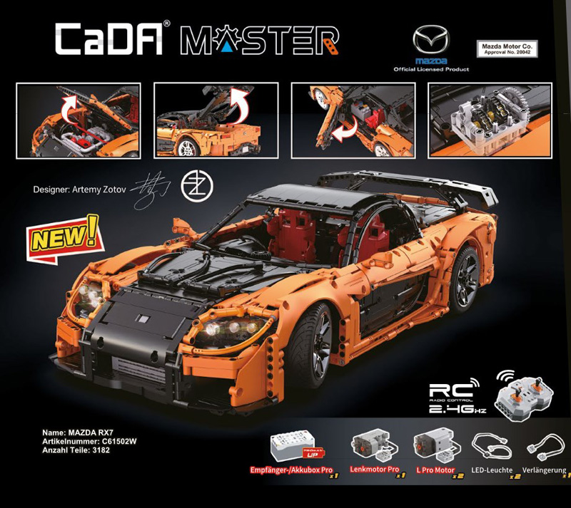 CaDA Master Mazda RX7 Katalogbild