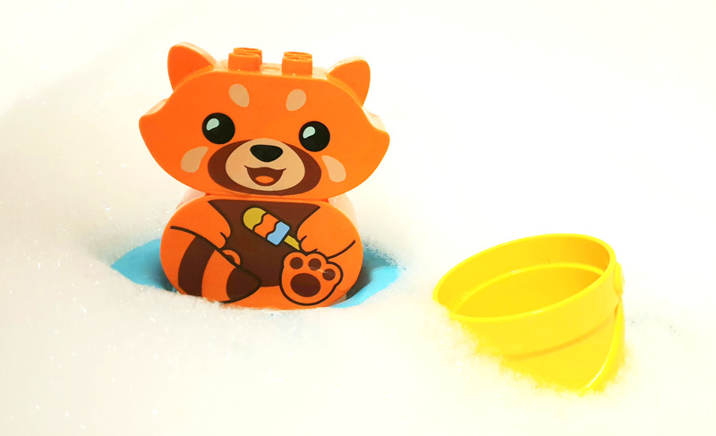 LEGO Duplo Badewannenspaß Schwimmender Panda in der Badewanne