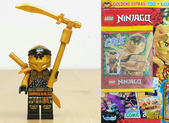 LEGO® Ninjago® Magazin 95/2022 mit Goldener Cole Minifigur