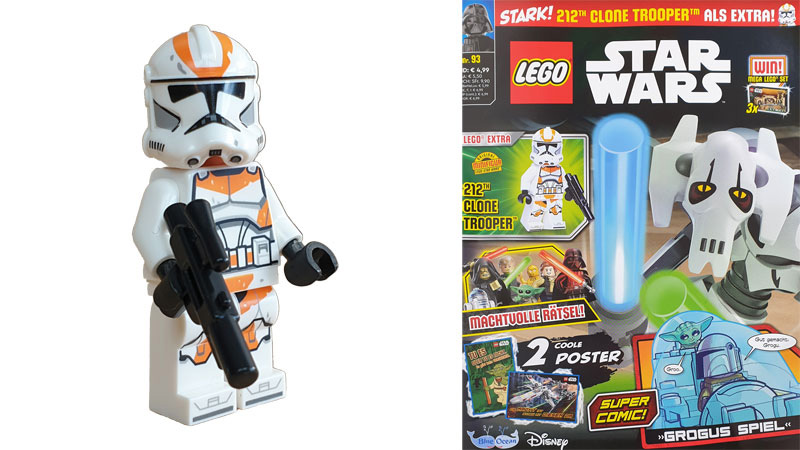 LEGO Star Wars Heft 93 / 2023 mit 212th Clone Trooper Titel
