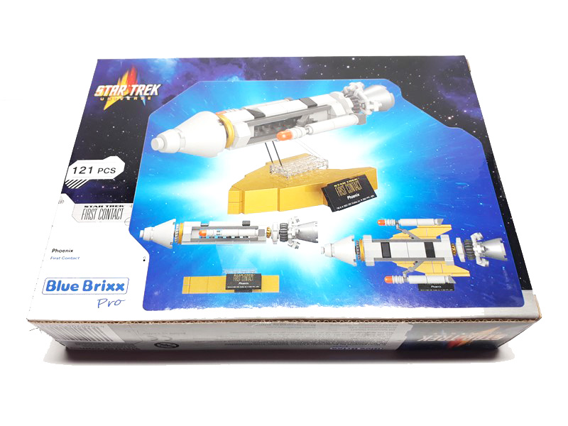 BlueBrixx Star Trek Phoenix Box Rückseite