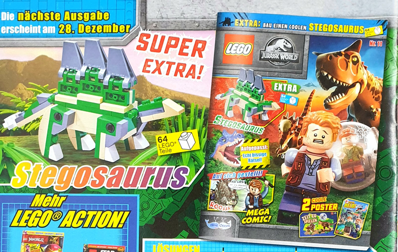 LEGO Jurassic World Heft Nr. 9 und 10 Vorschau auf Ausgabe 11