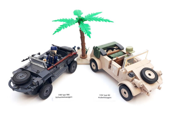 Volkswagen Militärmodelle von COBI: Kübelwagen und Schwimmwagen vorgestellt