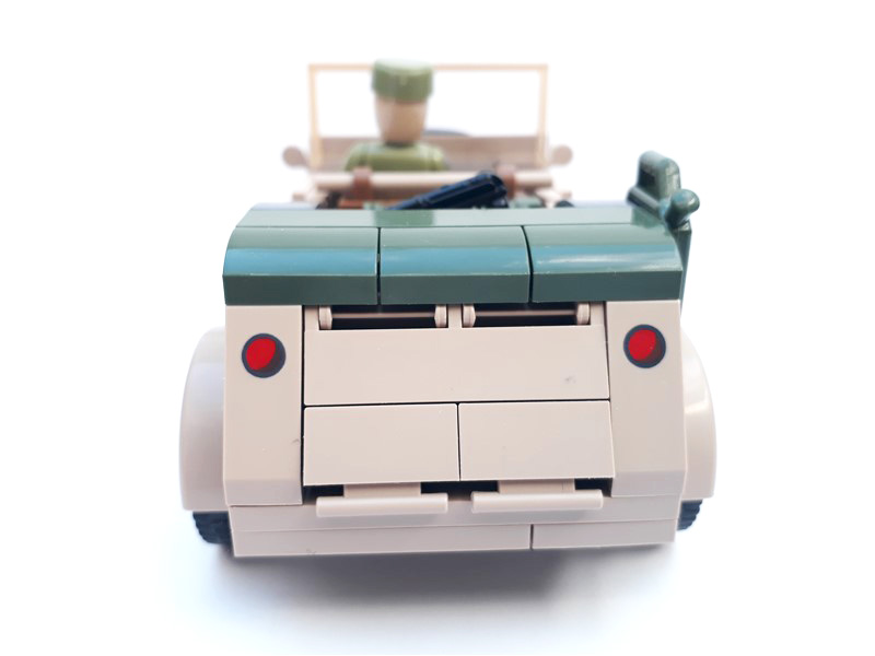 COBI Volkswagen Typ 82 Kübelwagen 2402 Rückenansicht