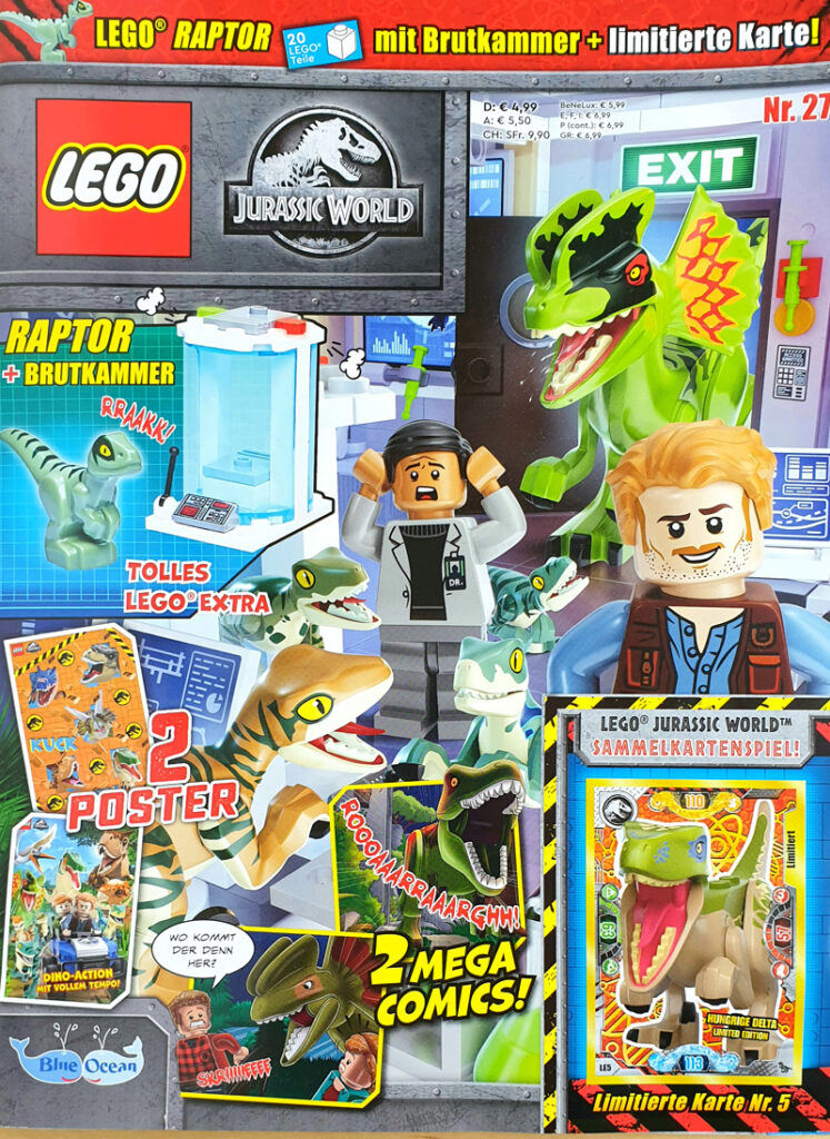 LEGO Jurassic World Magazin 27/2023 Heft ohne Paperpack