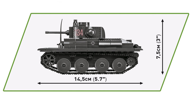 COBI Battle of Arras 2284 Panzer 38t