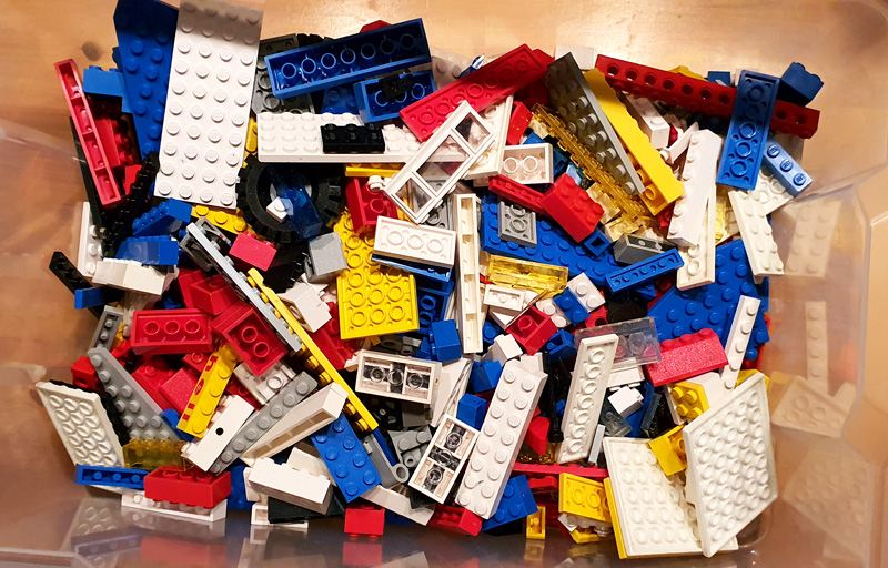 Brickit App Test Legoteile zurecht legen
