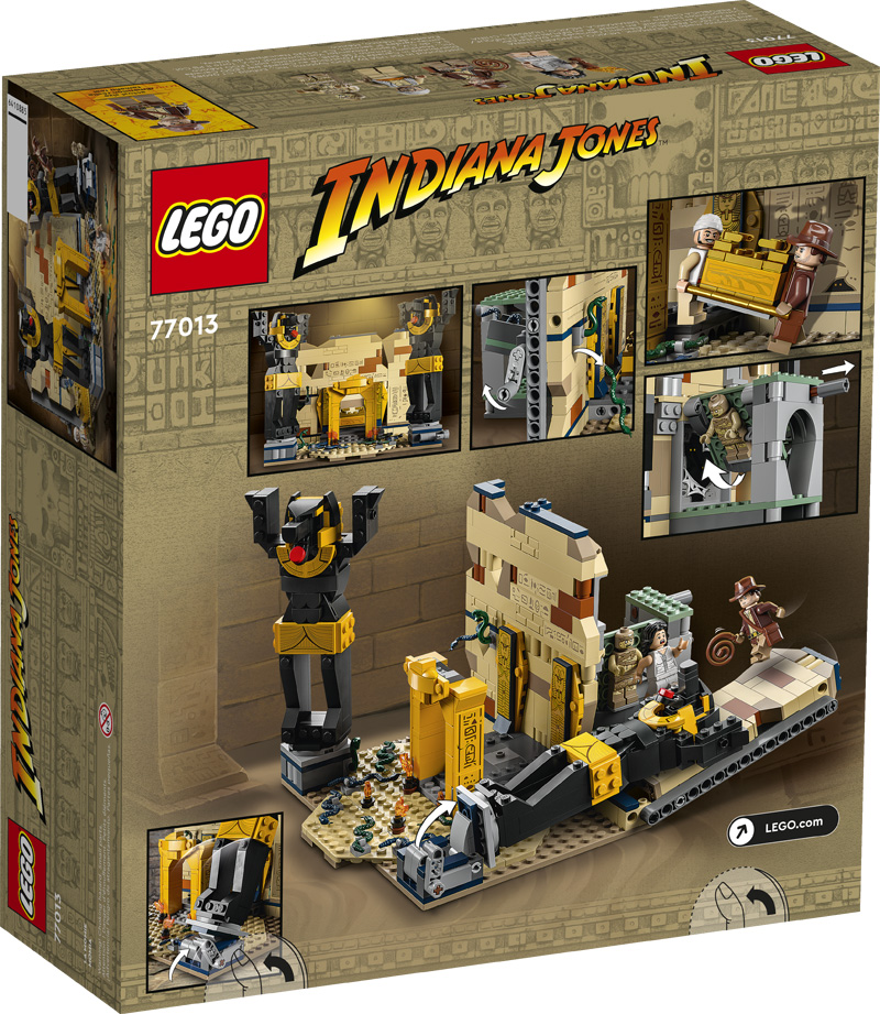 LEGO Indiana Jones Das verlorene Grab 77013 Box Rückseite