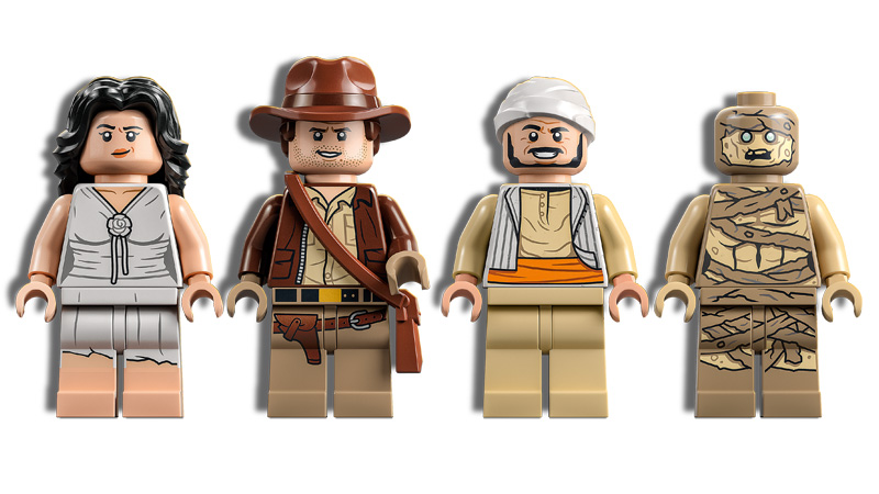 LEGO Indiana Jones Das verlorene Grab 77013 Minifiguren