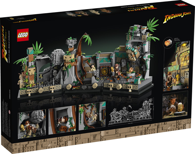 LEGO Indiana Jones Flucht aus dem Tempel 77015 Box Rückseite