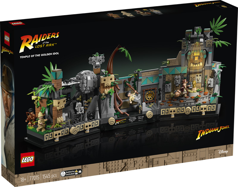 LEGO Indiana Jones Flucht aus dem Tempel 77015 Box Vorderseite