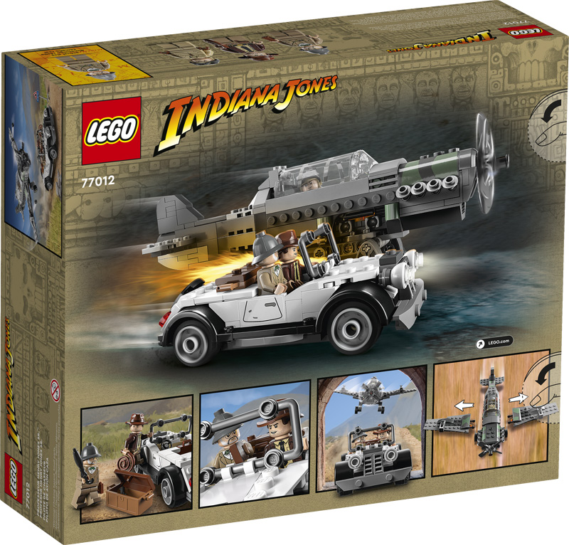 LEGO Indiana Jones Verfolgungsjagd 77012 Box Rückseite
