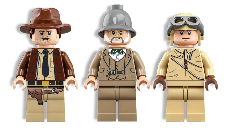 LEGO Indiana Jones Verfolgungsjagd 77012 Minifiguren
