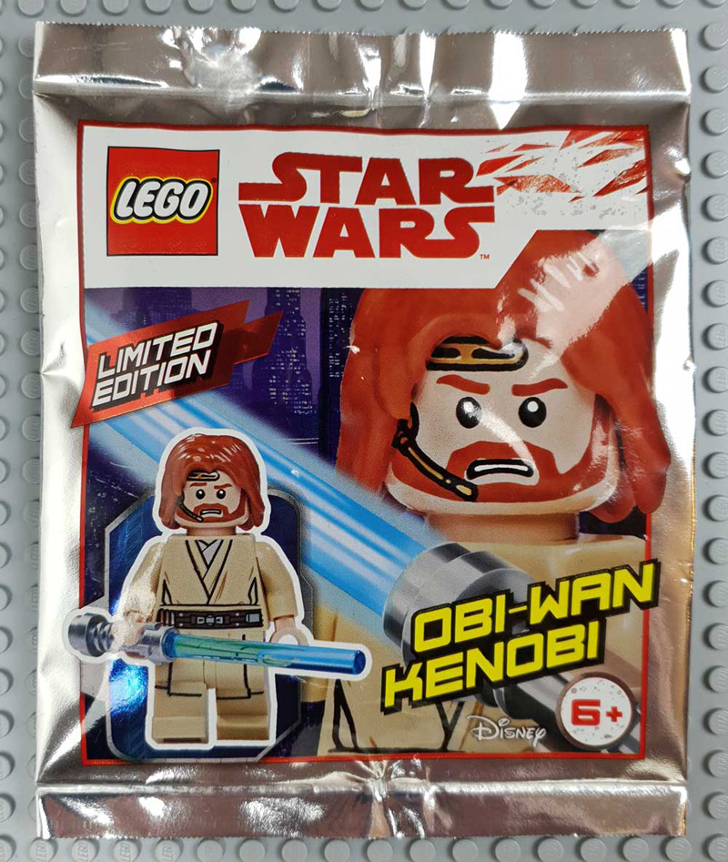 LEGO Star Wars Heft 94 2023 Obi-Wan Kenobi Minifigur Foilpack