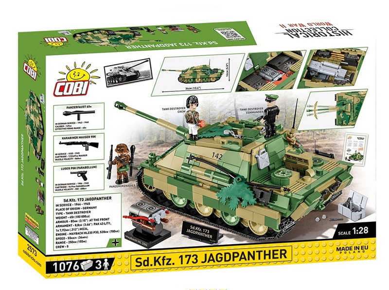 COBI Jagdpanther limitierte Ausgabe 2573 Box Vorderseite