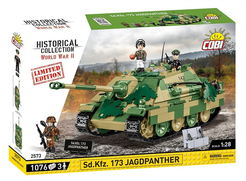 COBI Jagdpanther limitierte Ausgabe 2573 Box Rückseite