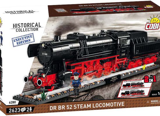 COBI 6280 DR BR 52 Steam Locomotive Executive Edition: finales Boxdesign enthüllt