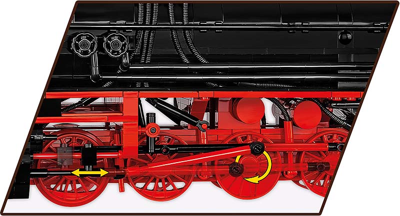 COBI 6280 DR BR 52 Steam Locomotive Executive Edition Bewegliche Räder