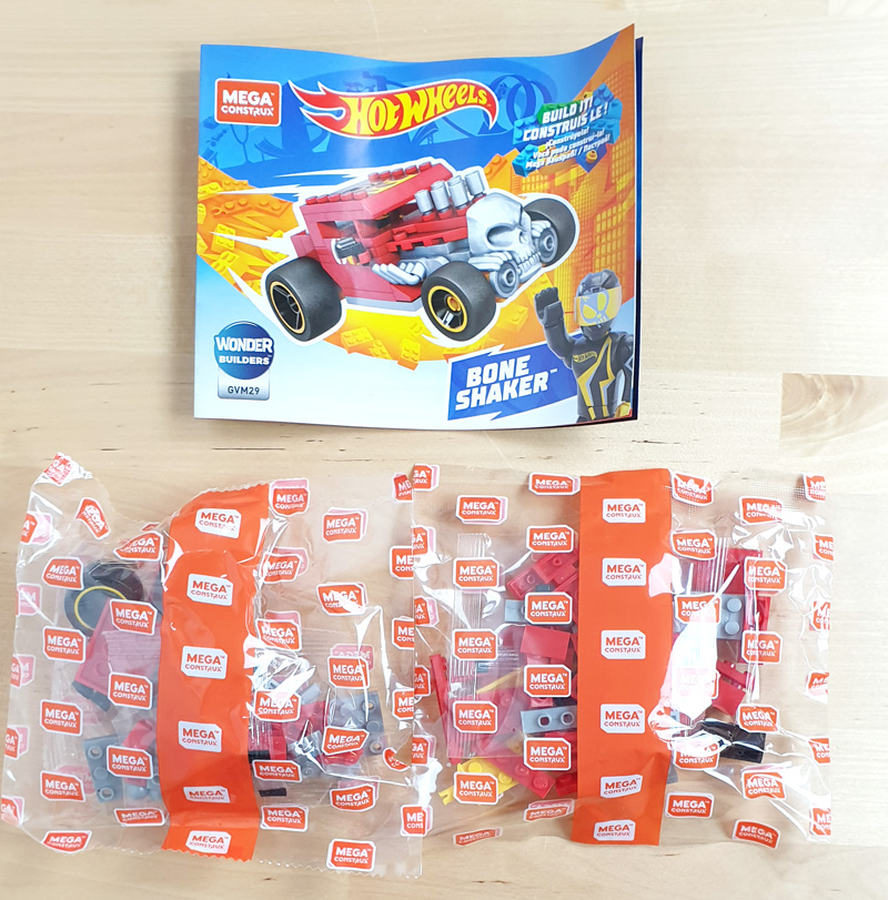 MEGA Construx Hot Wheels Bone Shaker Inhalt