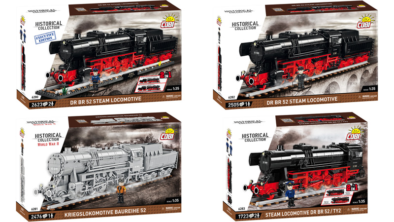 COBI DR BR 52 Steam Locomotive Executive Edition 6280 COBI Loks Übersicht