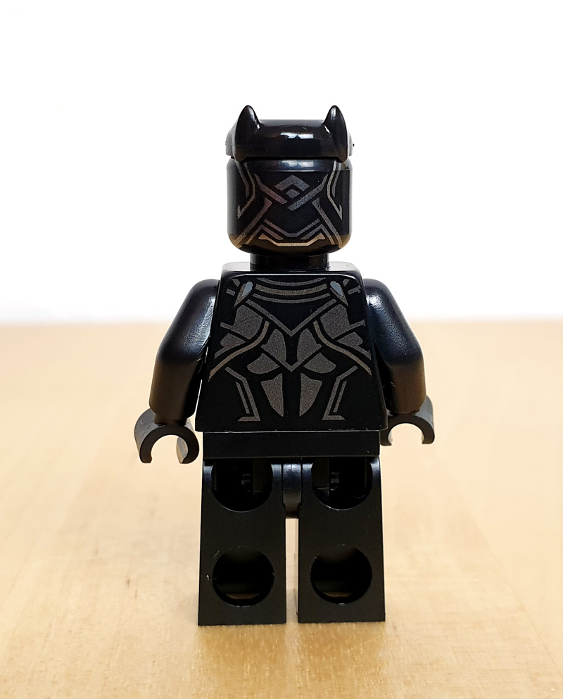 LEGO Avengers Magazin 16/2023 Black Panther Minifigur Rückseite