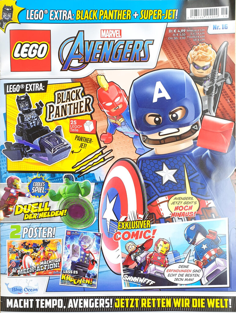 LEGO Avengers Magazin 16/2023 Heft ohne Paperpack