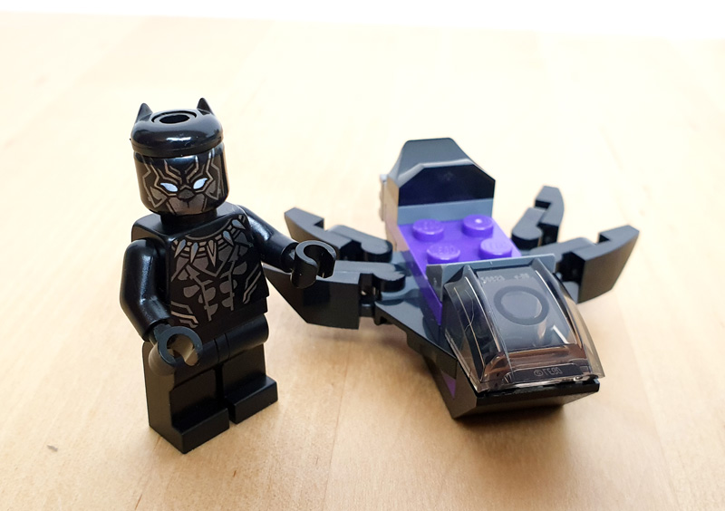 LEGO Avengers Magazin 16/2023 Black Panther Minifigur und Super-Jet