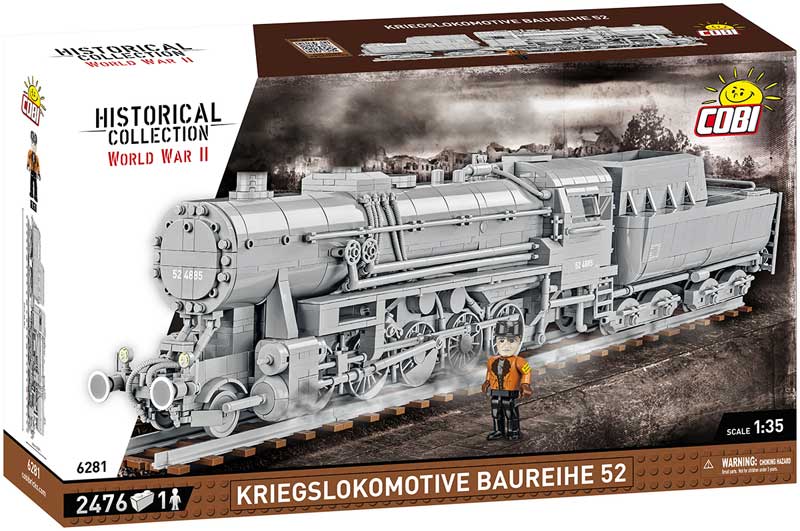 COBI 6281 Kriegslokomotive Baureihe 52 Verpackung