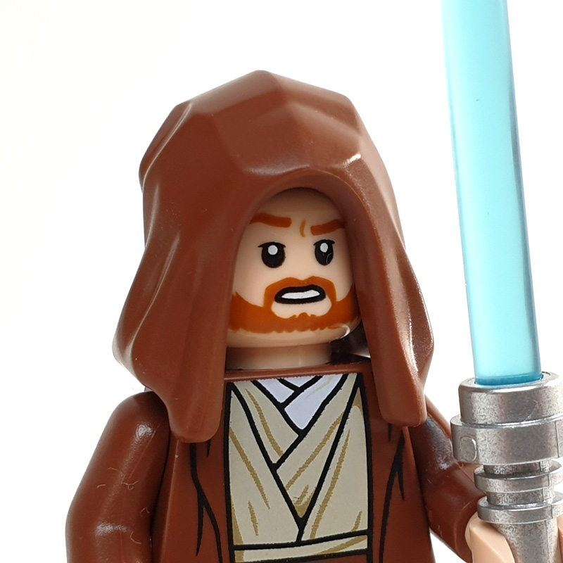 LEGO Star Wars Magazin 95 / 2023 mit Obi-Wan Kenobi Minifgur Gesicht mit Kapuze