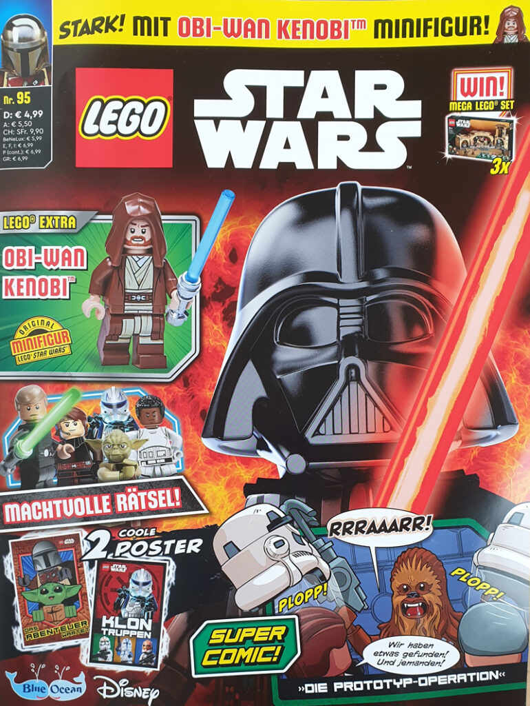 LEGO Star Wars Magazin 95 / 2023 mit Obi-Wan Kenobi Minifgur Heft ohne Paperpack