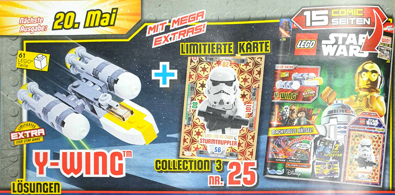LEGO Star Wars Magazin 95 / 2023 mit Obi-Wan Kenobi Minifgur Vorschau Ausgabe 96