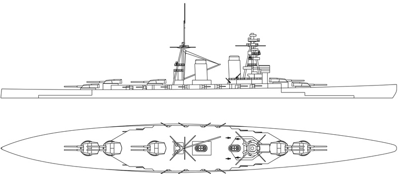 COBI News 46 Amagi-Klasse Schema