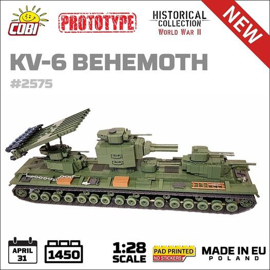 COBI News 46 Aprilscherz KV-6 Behemoth