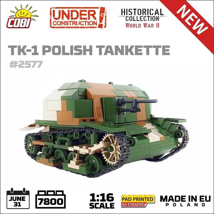 COBI News 46 Aprilscherz TK-1 Tankette