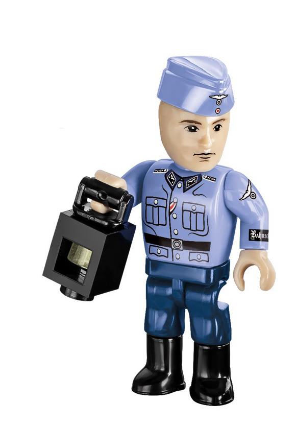 COBI News 46 Schwerer Plattformwagen 6284 Minifigur Bahnschutzpolizei