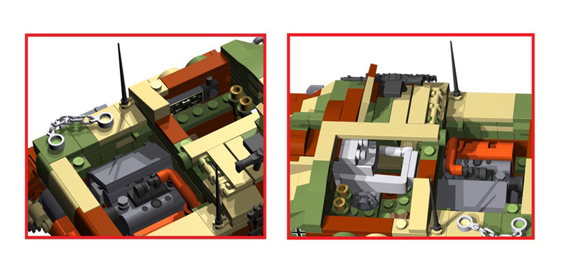 Sturmgeschütz IV 2576 COBI News 46 Innenleben