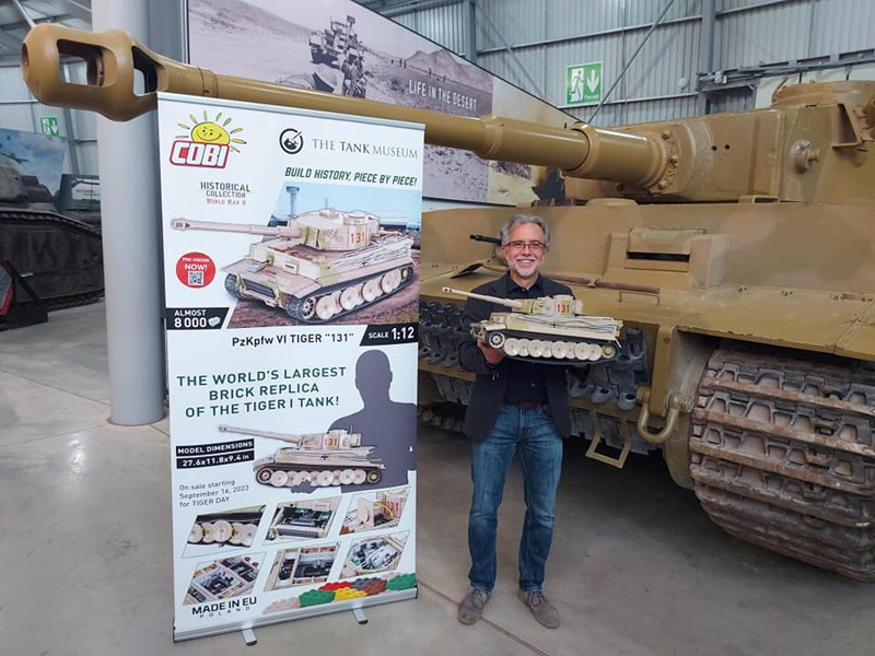 COBI News 46 Tiger 131 größtes COBI Set Tank Museum Bovington