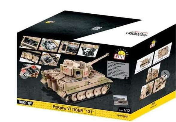 COBI News 46 Tiger 131 größtes COBI Set Box Vorderseite