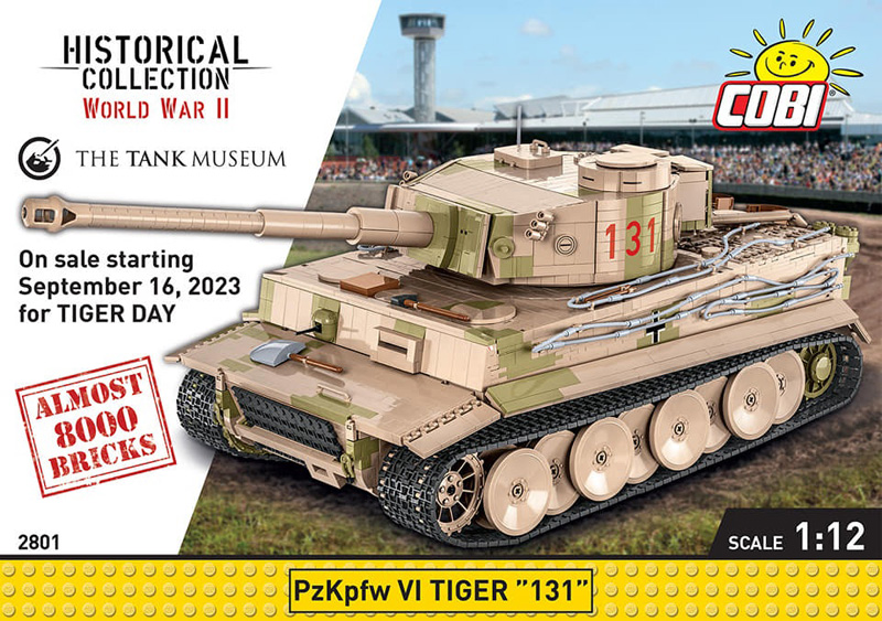 COBI News 46 Tiger 131 größtes COBI Set Box Vorderseite