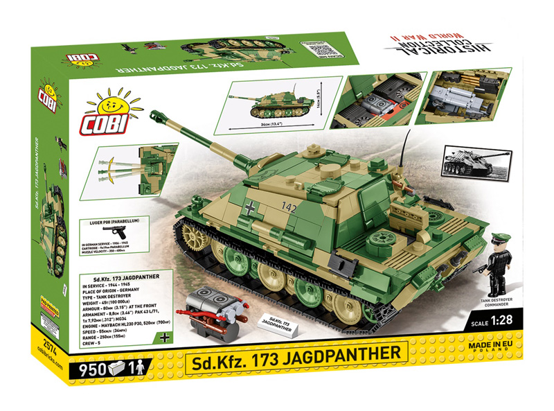 COBI Jagdpanther 2574 Box Rückseite