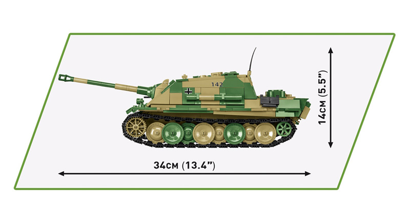 COBI Jagdpanther 2574 Maße