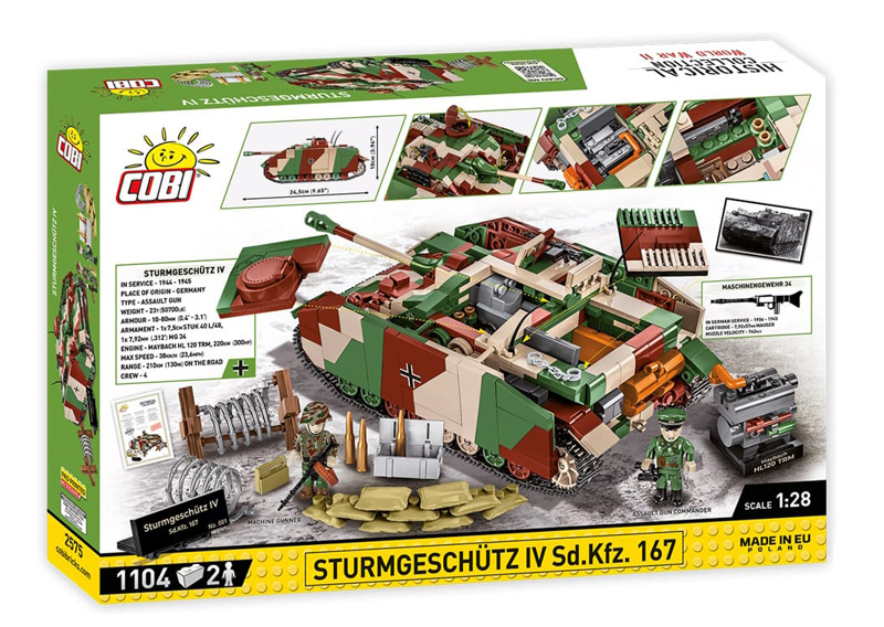 COBI Sturmgeschütz IV 2575 limitiert Box Rückseite