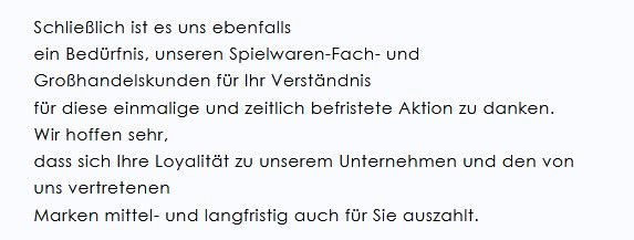 Open Bricks Source Stellungnahme Kunden und Händler